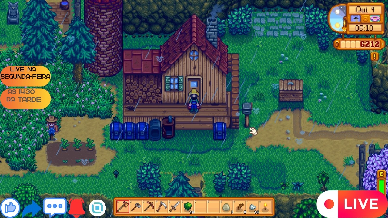 STARDEW VALLEY LIVE-7:O COMEÇO DE UM NOVO ANO.