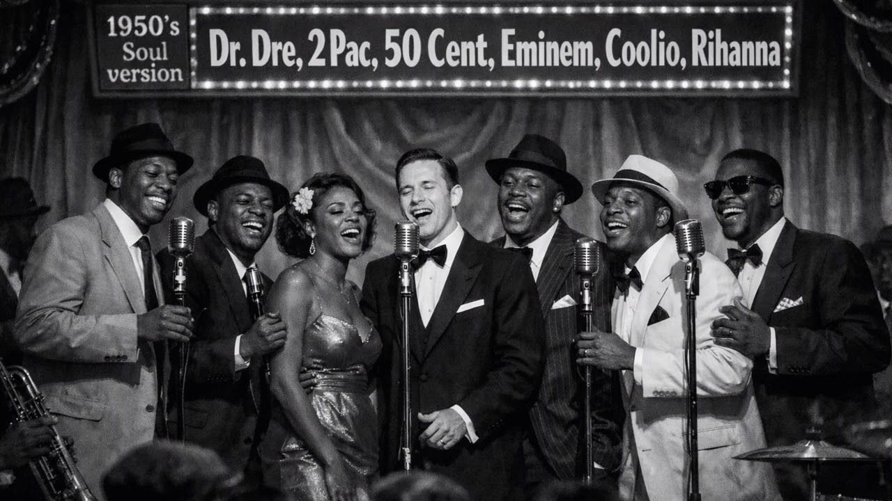 Best of Hip Hop - 50 cent, Eminem, Dr.Dre, Coolio - New 1950's Soul Version - Hour mash up