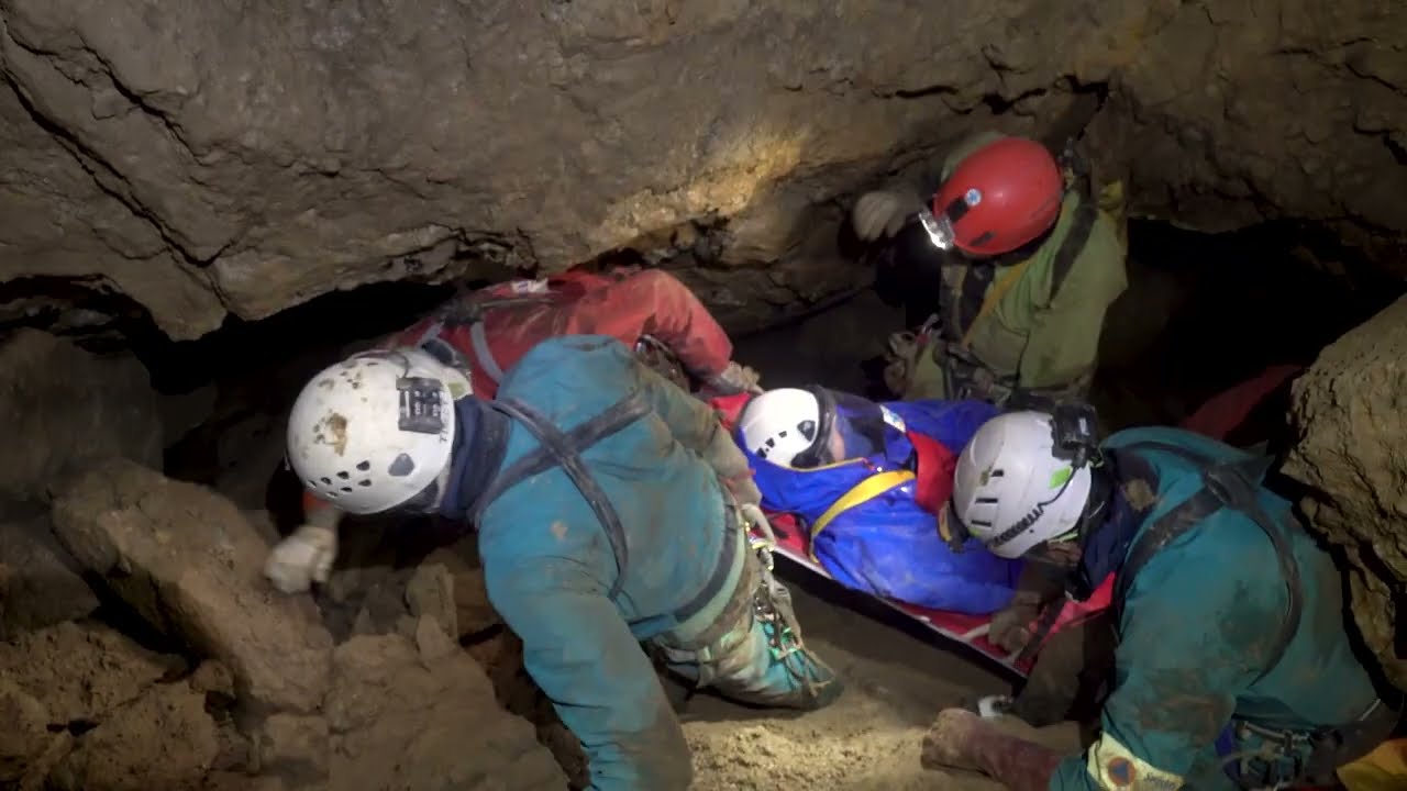 Exercice Speleo Secours du Jura