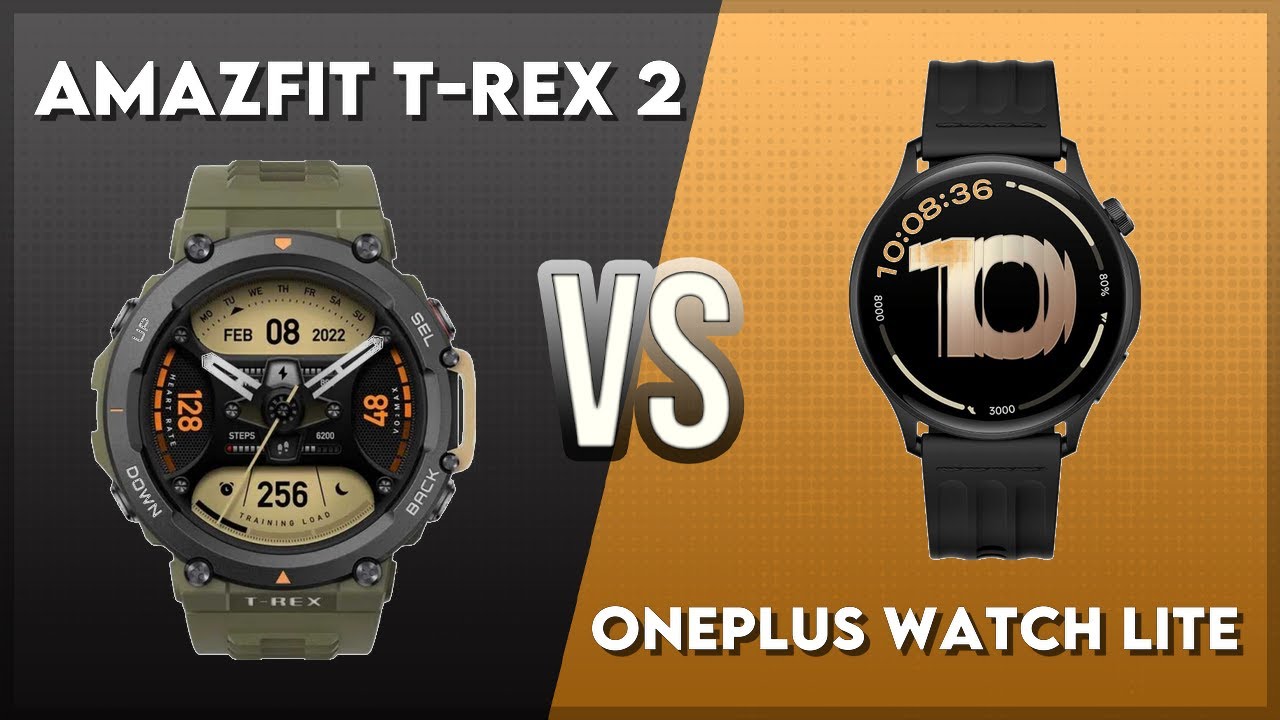 Amazfit T-Rex 2 vs OnePlus Watch Lite Comparison