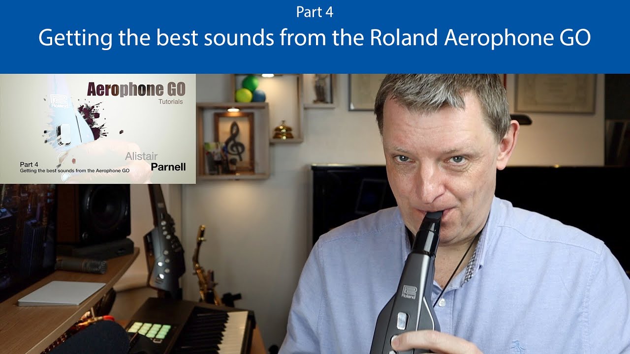 Getting the best sounds from the Roland Aerophone GO