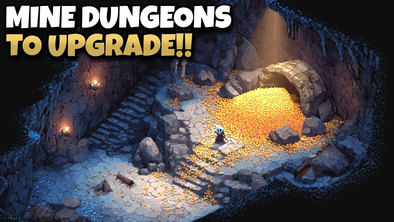 Upgrading my Pickaxe to Mine Entire Dungeons!