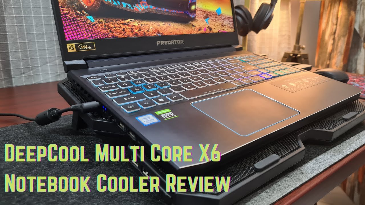 DEEPCOOL Multi Core X6 Notebook Cooler Review in-depth | Value for Money Notebook Cooler 🥶