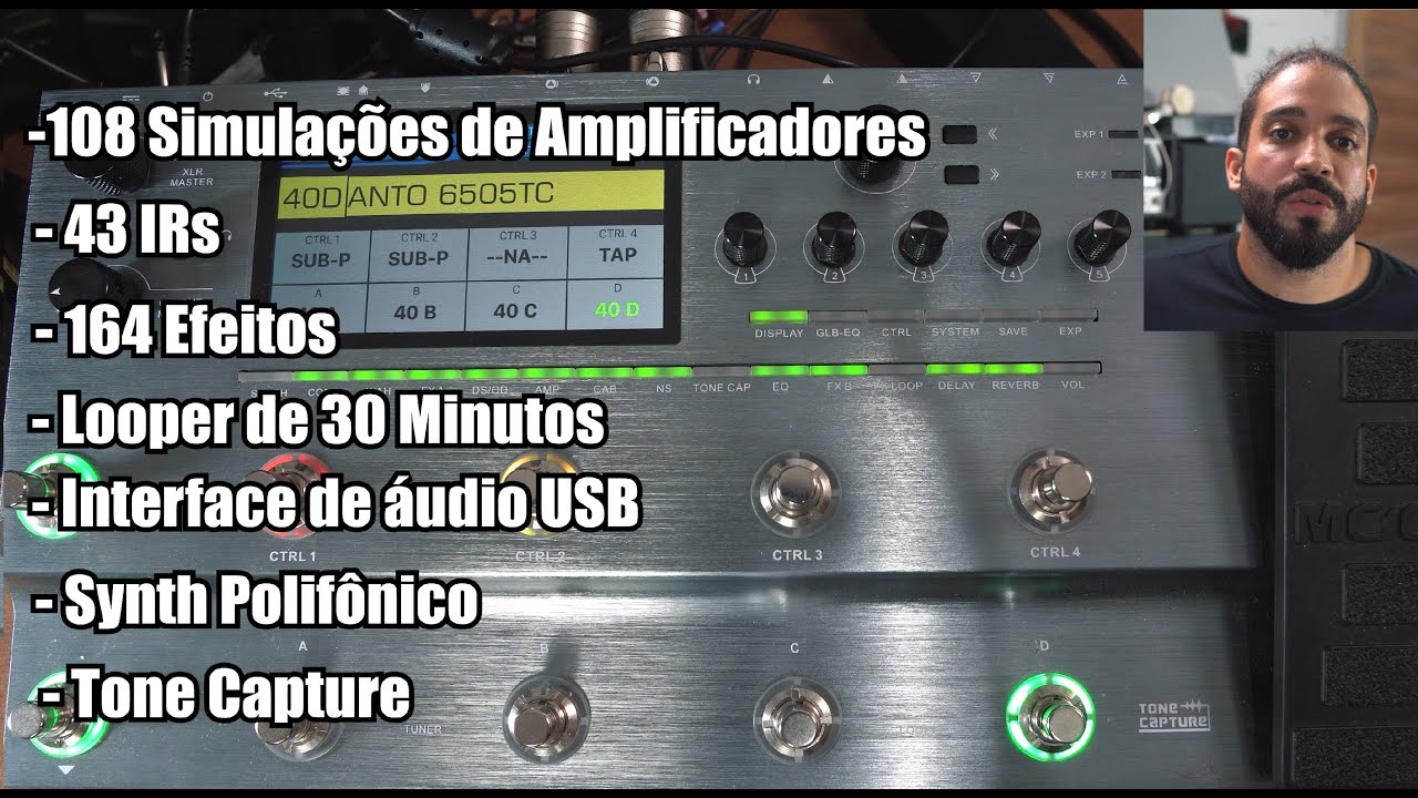 Mooer GE 300 - REVIEW Explicativo da Pedaleira  | Tone Hacks #23
