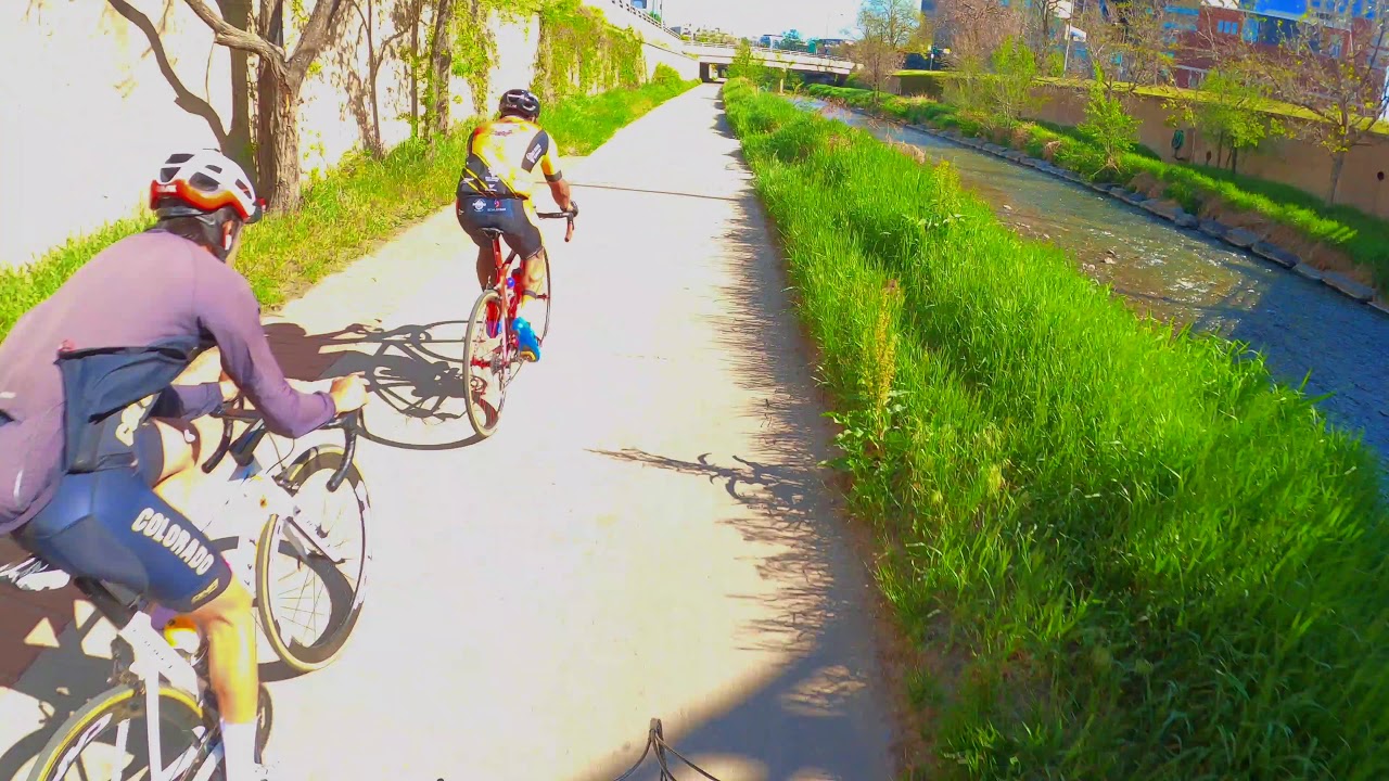 Biking Cherry Creek Trail In Denver 4k HyperLapse