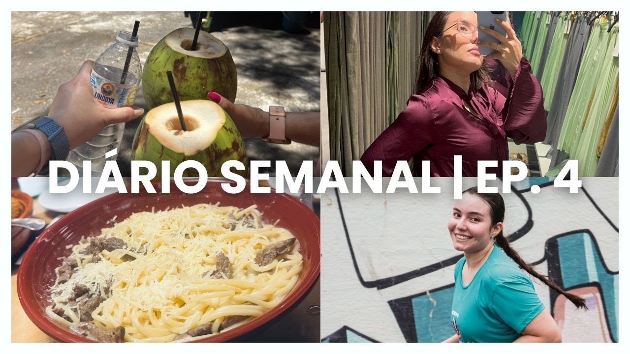 Diário semanal | Ep. 4 - Corrida em Paraisópolis, compras na zara, bolsa térmica, treinos e gordices