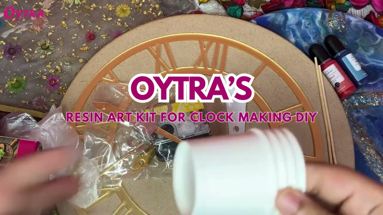 OYTRA'S RESIN ART KIT FOR CLOCK MAKING / MDF BOARD