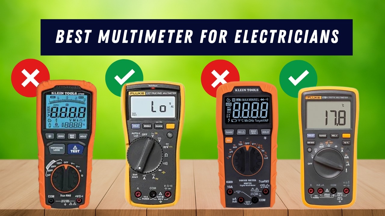 ✅ Top 5 Best Multimeters for Electricians | Accurate & Reliable Picks