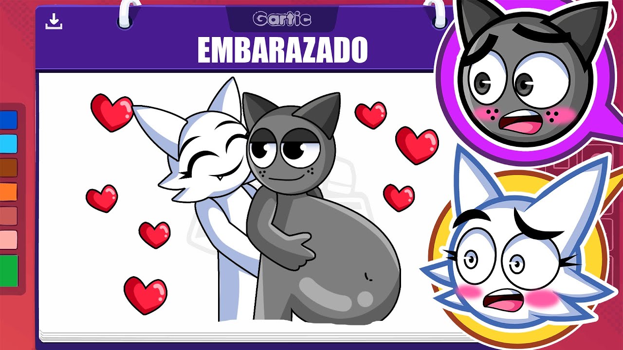 WENDA EMBARAZA A GRAY!! 😳🎨 GARTIC PHONE con Sky Funbot y Tunner