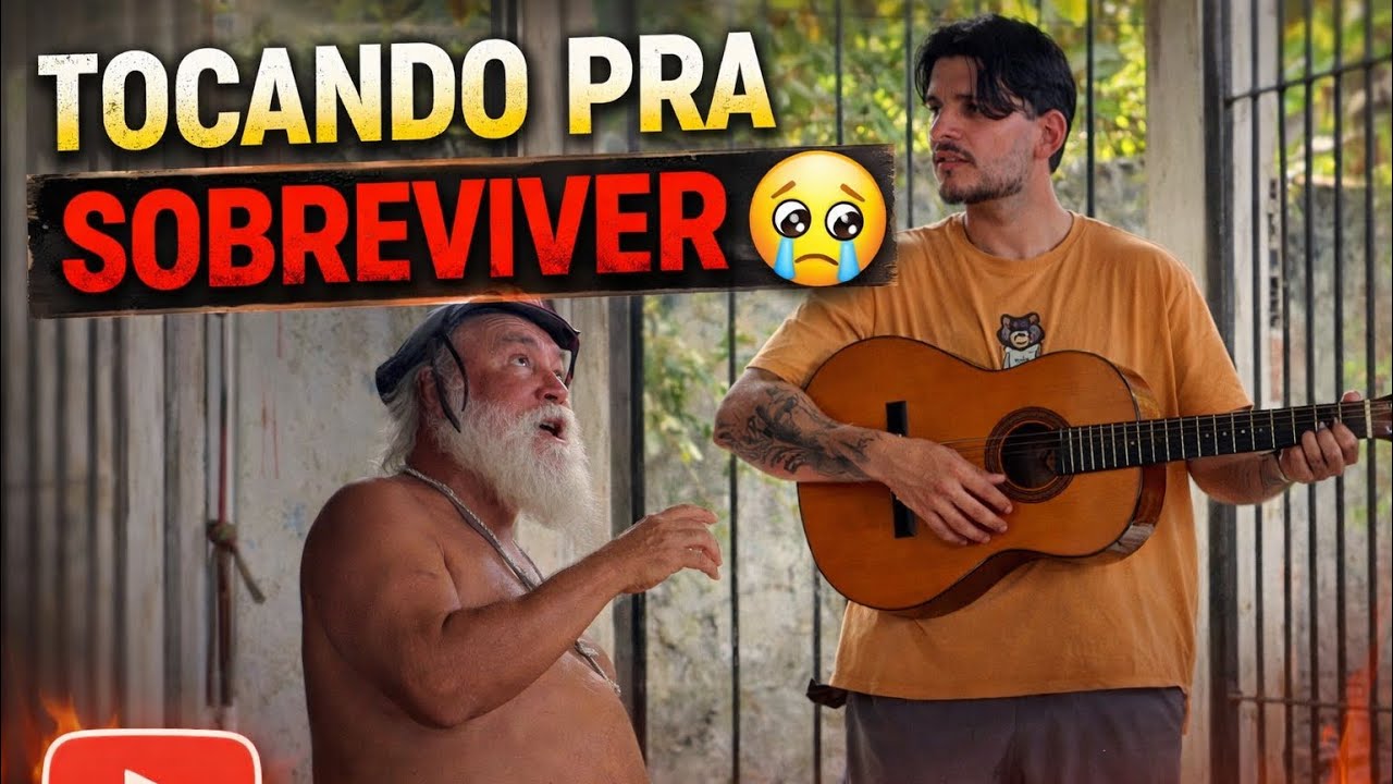 MANETIKIN VAI TOCAR VIOL&Atilde;O PRA SOBREVIVER 😭😭😭 | LUIZ DO SOM 