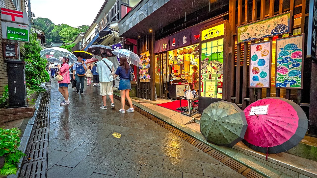 Japan: Kamakura Koshigoe Walk to Enoshima • 4K HDR