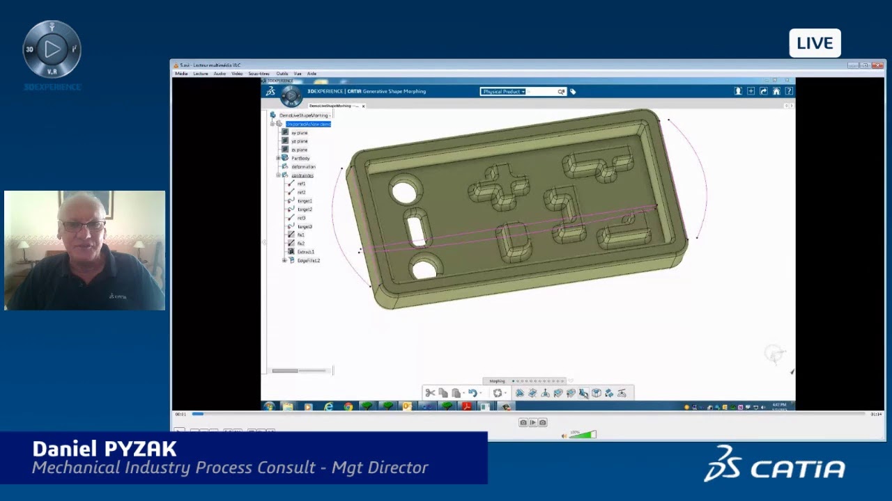 CATIA Jewel Talk #2: Generative Shape Morphing - Daniel Pyzak - 19/6