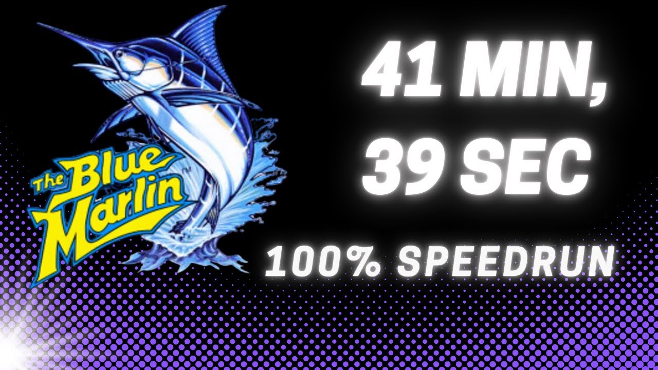 Пройдена игра The Blue Marlin на NES за 41 минуту 39 секунд со всеми изученными бонусами #скорост...