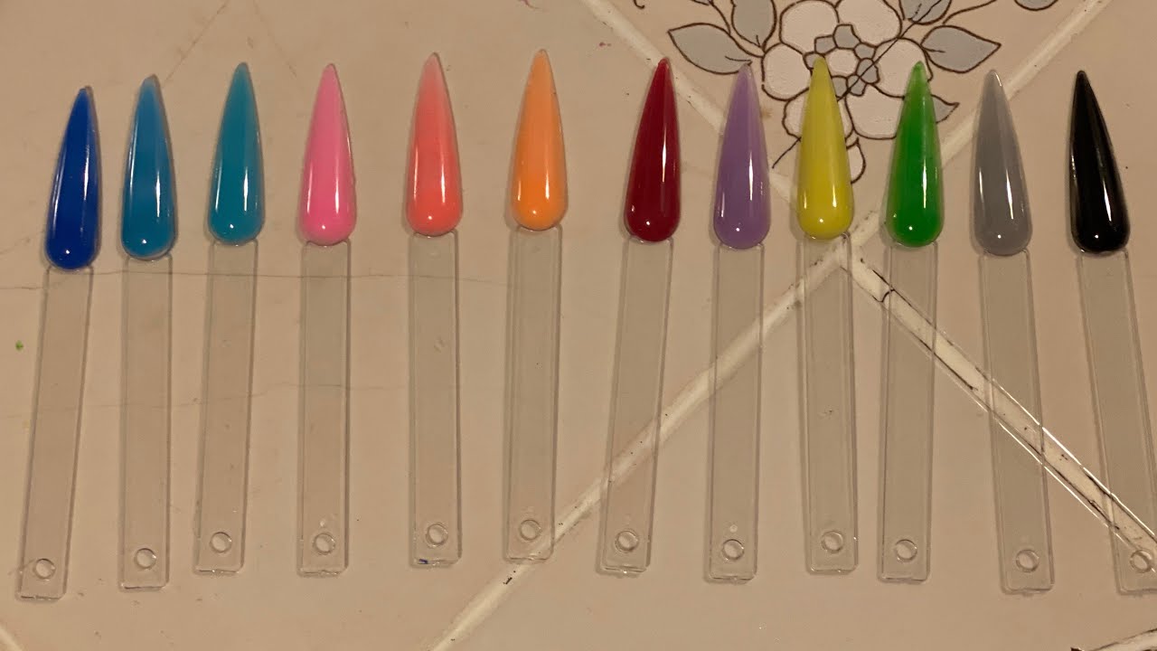 Acrylics with CHALK! 💛💜 (how to)