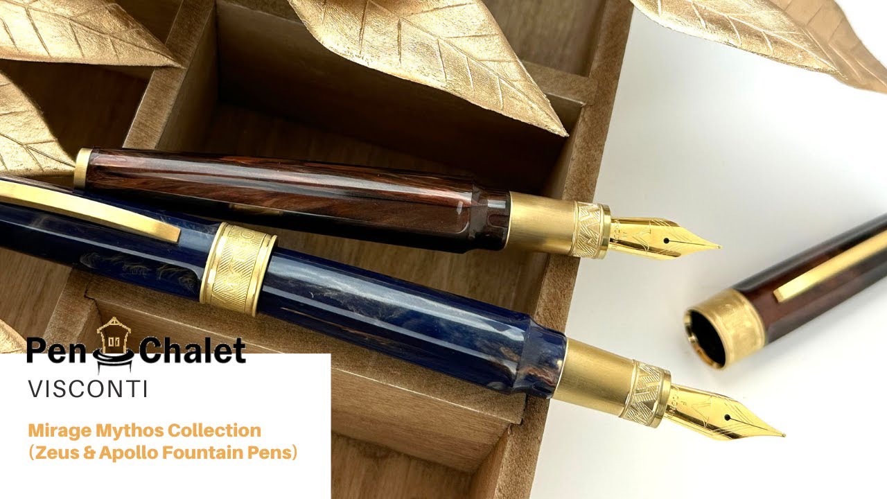 Visconti Mirage Mythos Collection (Zeus & Apollo Fountain Pens)