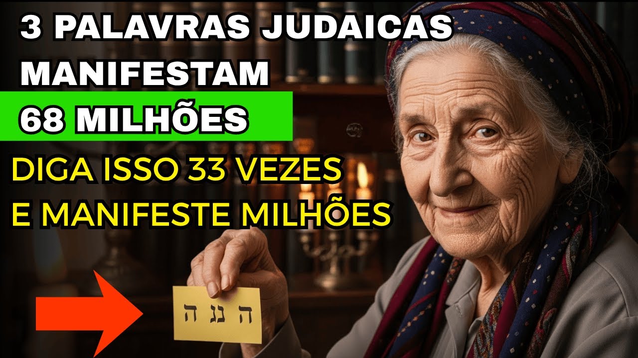 Ela Manifestou 68 Milhões com 3 Palavras Judaicas — O Segredo Que Poucos Conhecem