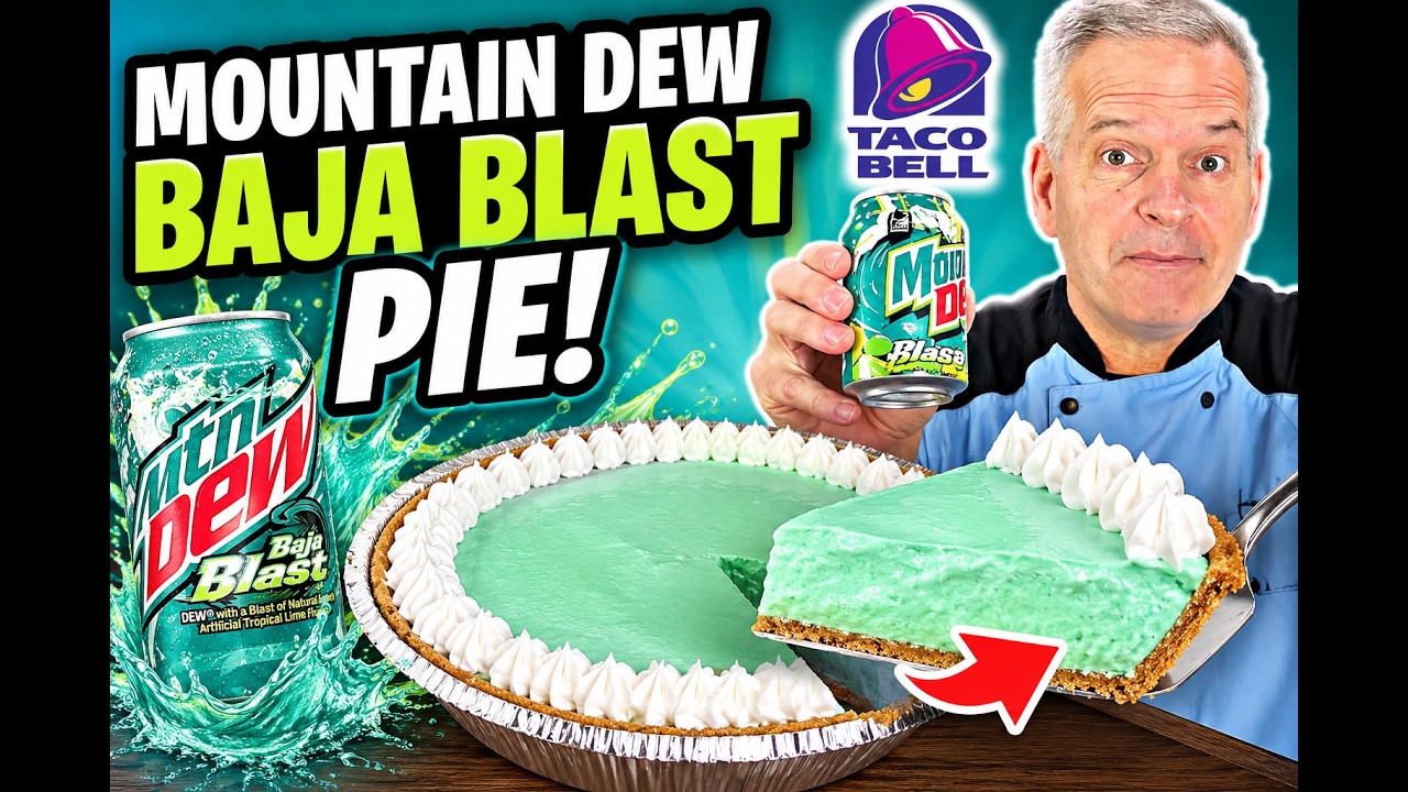 Пирог «Баха Бласт» с Mountain Dew
