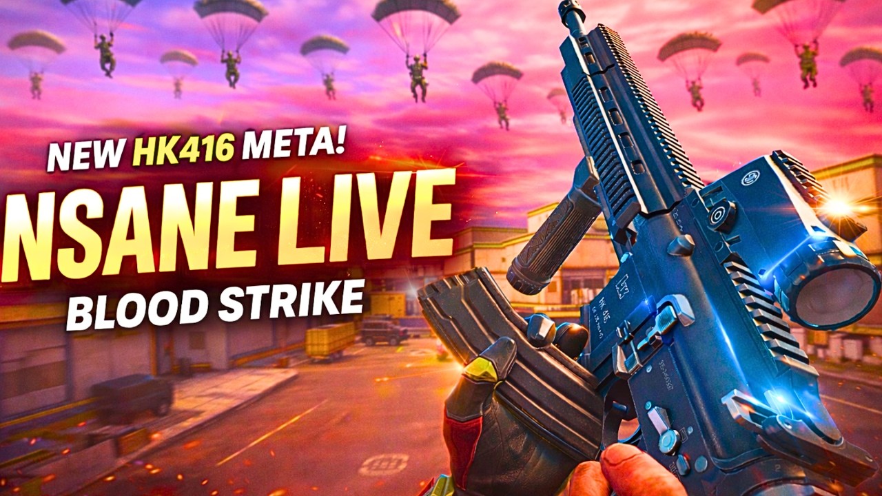 NEW HK416 is META? 😱 Blood Strike Live | Insane Clutch Gameplay