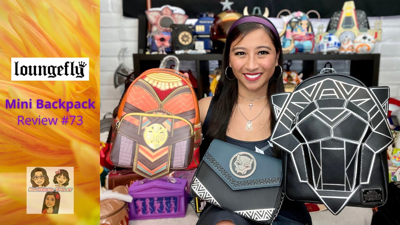Black Panther | Loungefly Mini Backpack review #73 | Nguyening Smiles