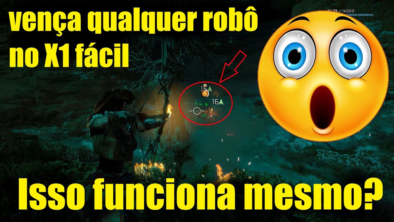 Horizon Zero Dawn - Truque pra vencer qualquer robô na dificuldade ultra difícil. SEMPRE FUNCIONA!