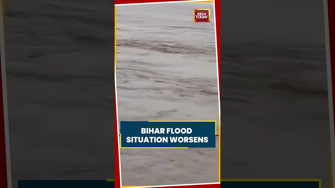 Bihar Flood Alert: Ganga, Son Rivers In Spate In Danapur And Maner #bihar #shorts #viralvideo #flood