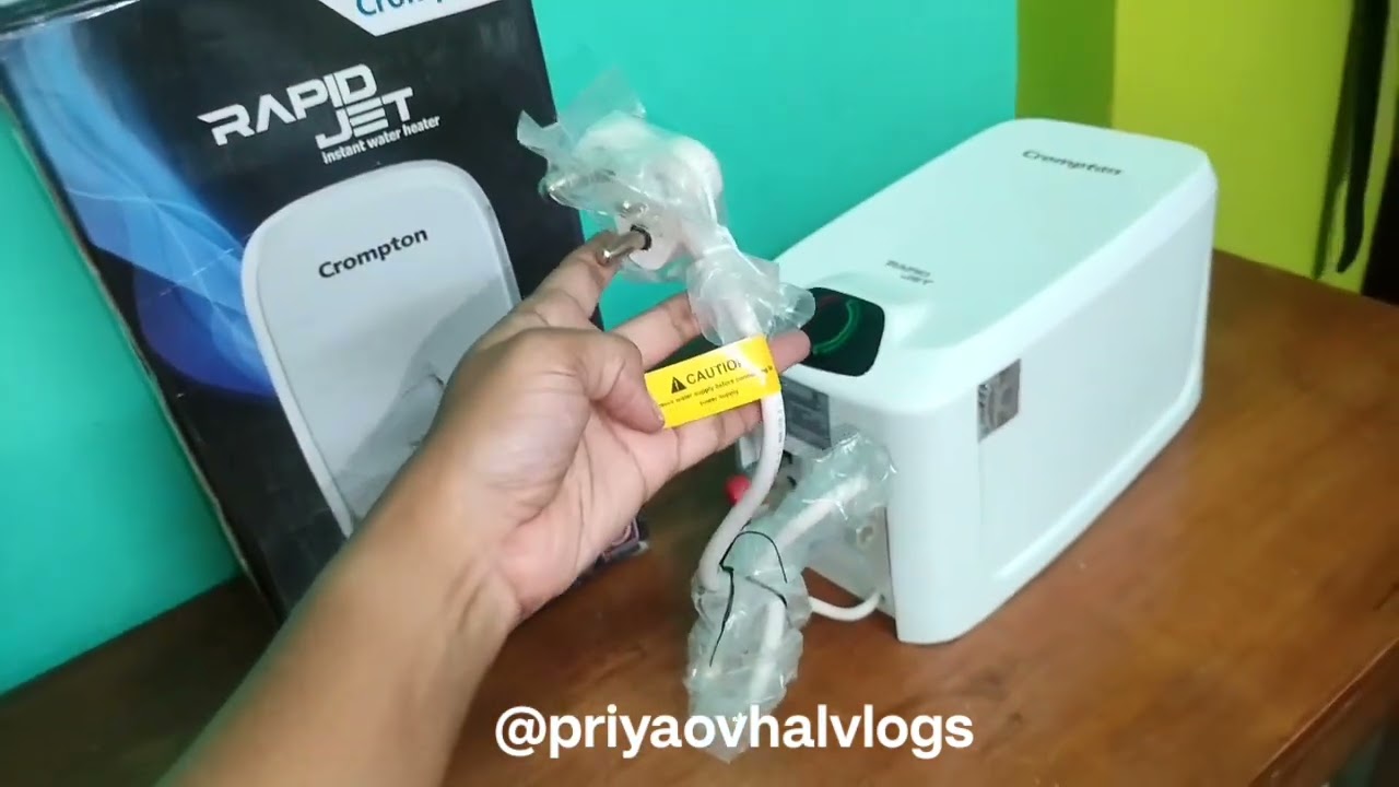 Crompton Rapid Jet 5 ltr Instant Water Heater|Review|Priya Ovhal Vlogs|