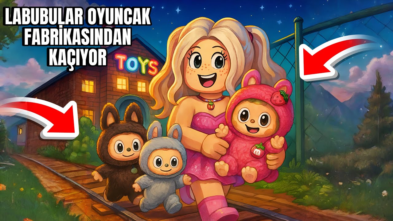 Labubular Oyuncak Fabrikasından Ka&ccedil;tı! 😱✨ (ROBLOX MACERA)