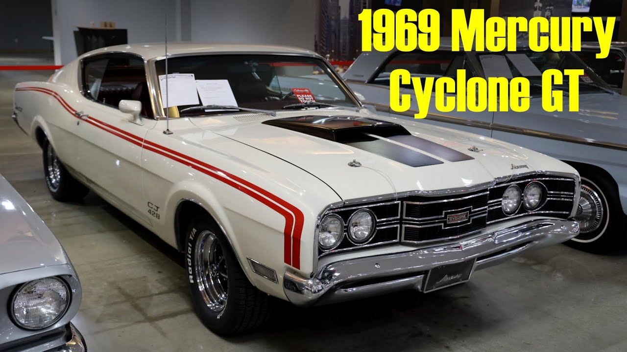 1969 Mercury Cyclone GT Fastback 428 Cobra Jet V8 from Gateway Classic Cars!