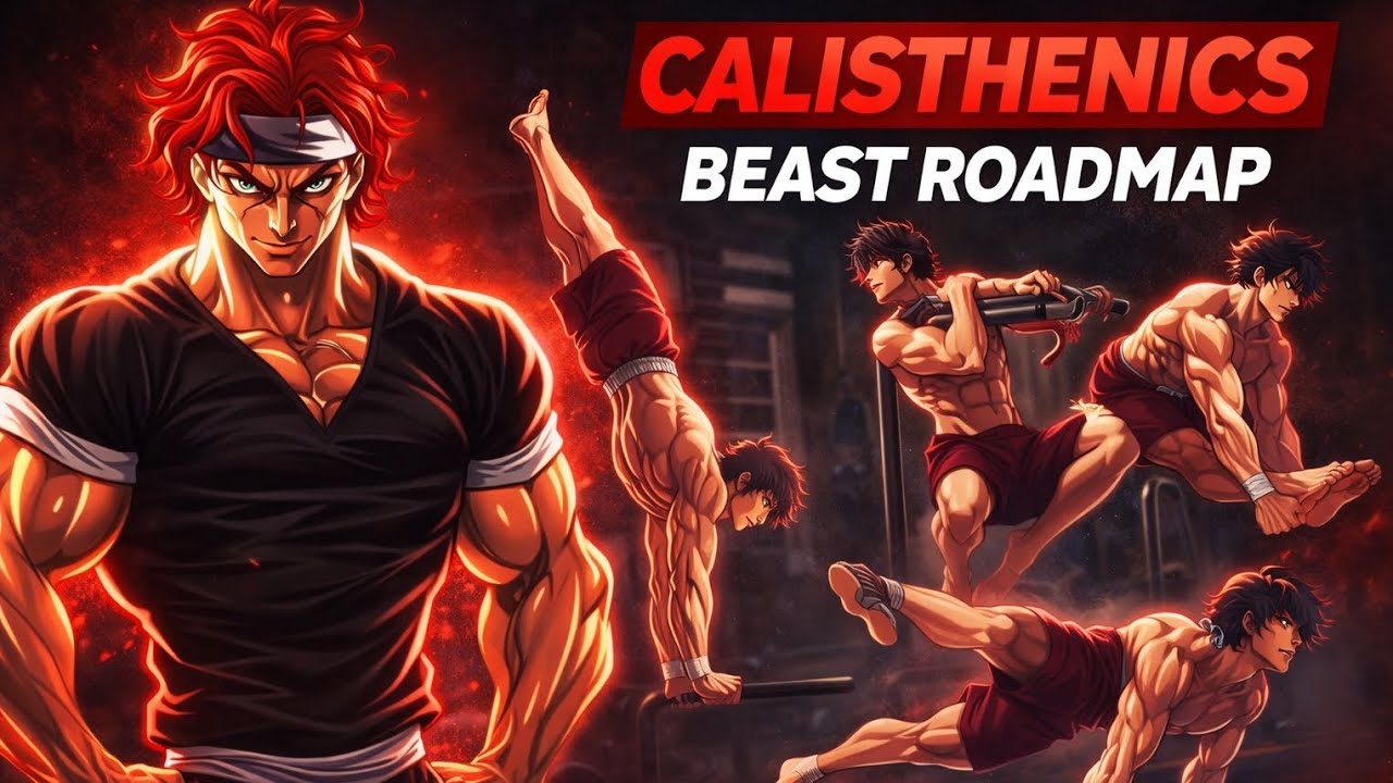 This Calesthenics Roadmap will Turn you into a Beast !!