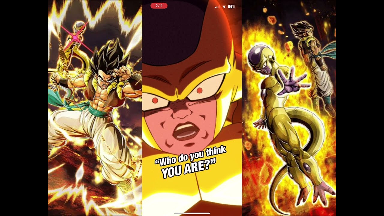 CAN WE PLEASE GET MORE UNITS DESIGNED LIKE THIS!!! Tag Golden Frieza and Gogeta (DBZ: Dokkan Battle)