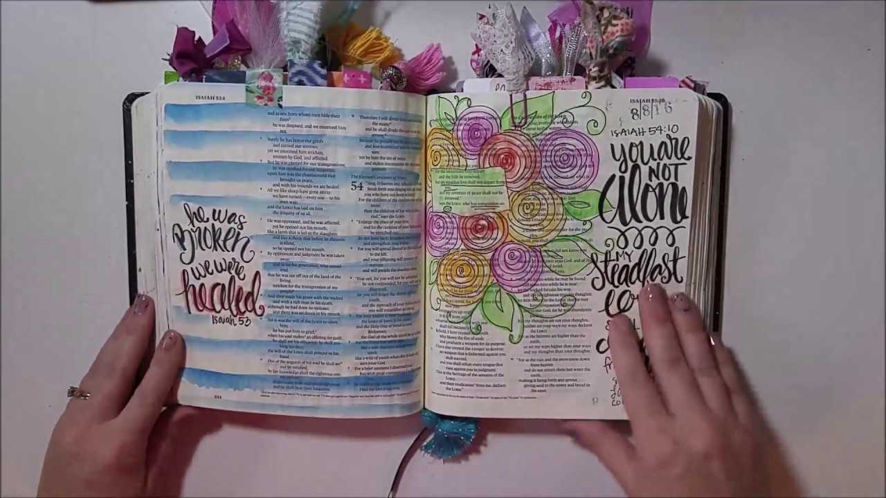 Full Bible Journaling Flip Through - 2016