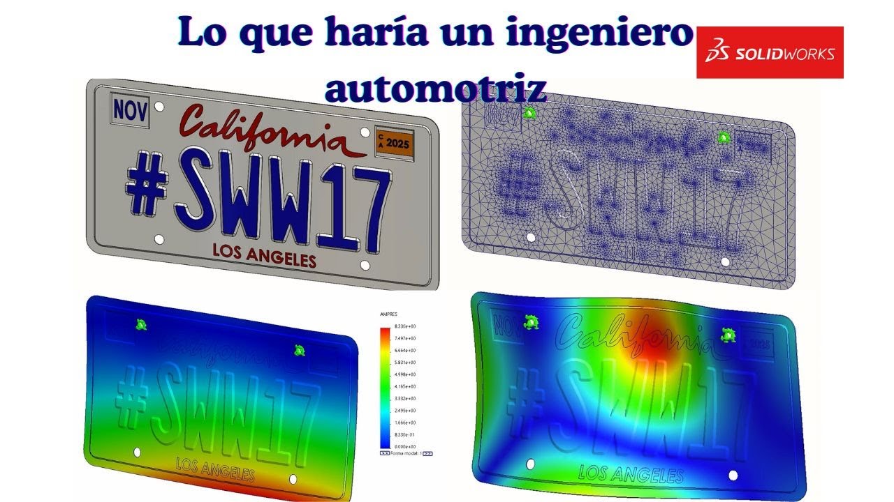 Análisis Modal: 3 pasos para evitar resonancias SolidWorks Simulation
