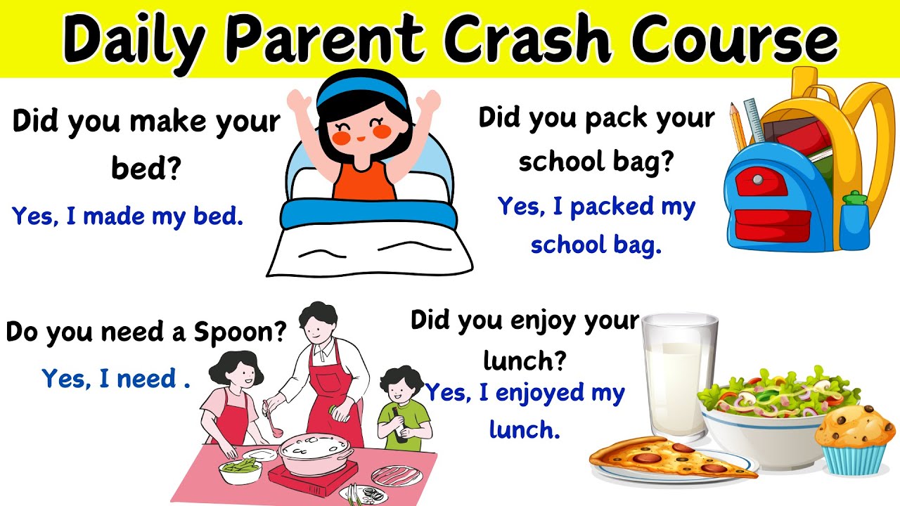 Speak English with Your Kid | Daily Parent Crash Course — Daily Conversations