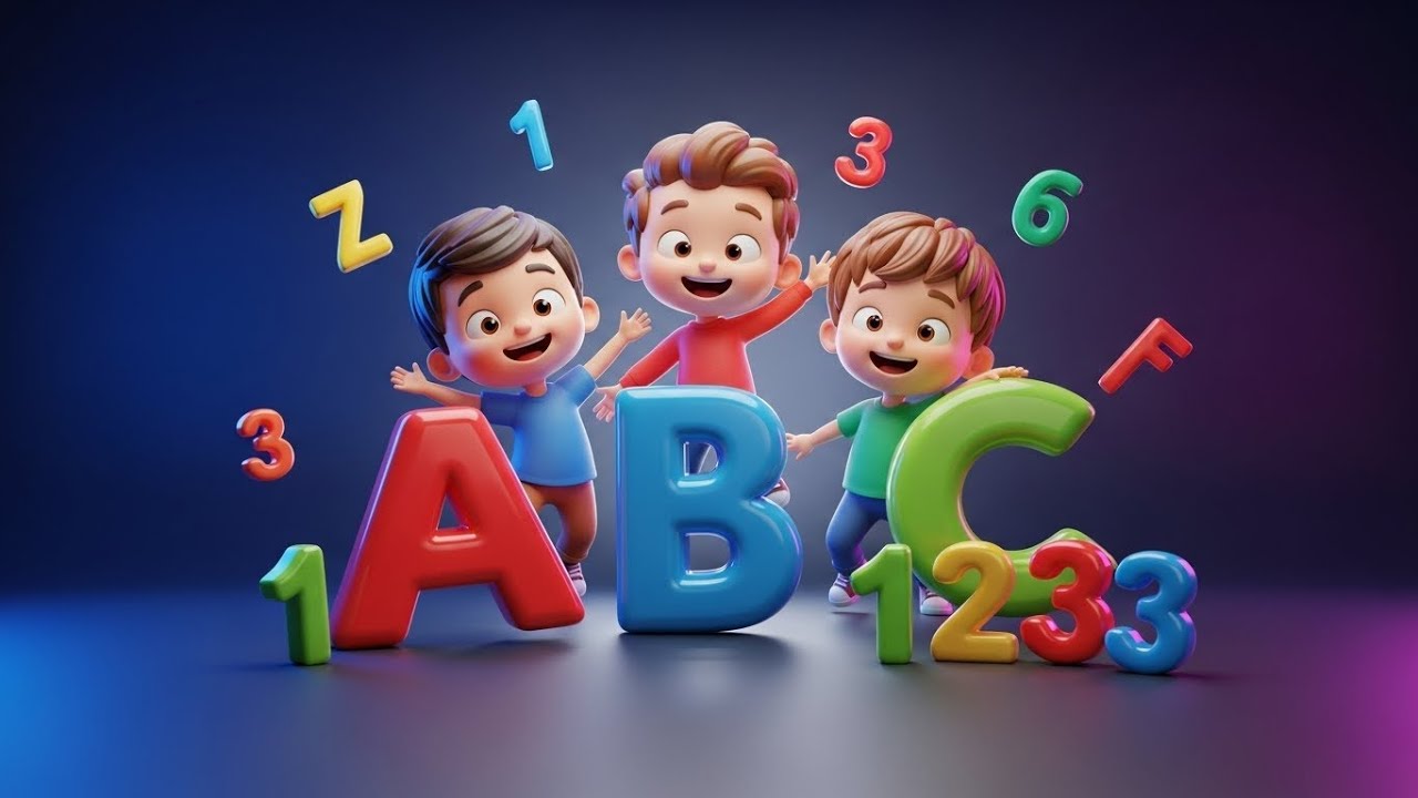 “ABC 123 Song for Kids 🧸 | Fun Learning with Music & Cartoons”