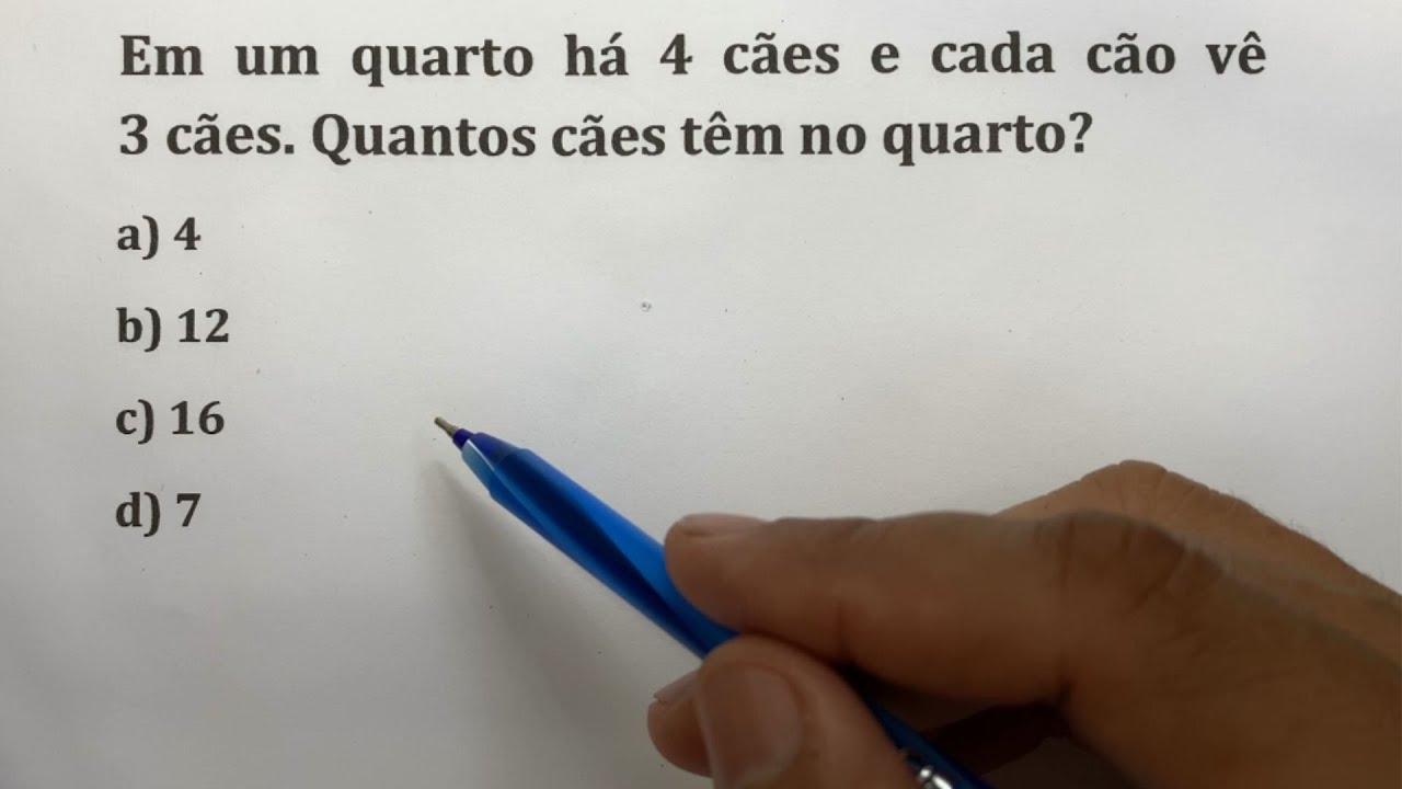 🐶 Quantos cães têm no quarto❓ Muitos erraram esse problema de Raciocínio Lógico | Prof Robson Liers