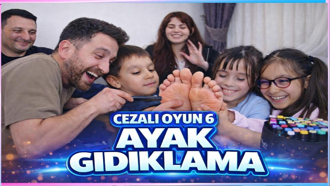 Cezalı Oyun 6: Ayak Gıdıklama Challenge 😂 Kahkaha Garantili!