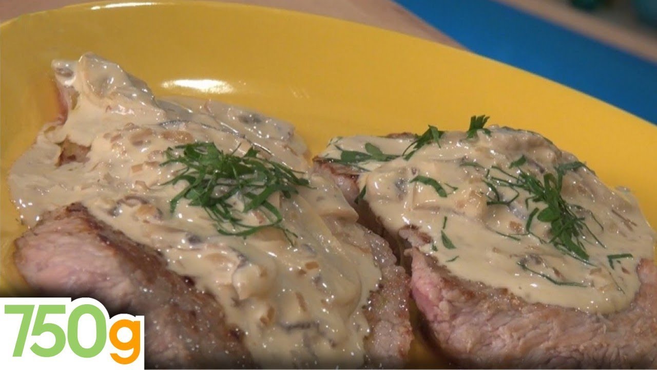 Recette des Escalopes de veau à la crème- 750g
