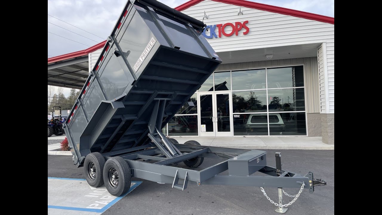 Iron Panther Dump Trailer 7x14 14K 48