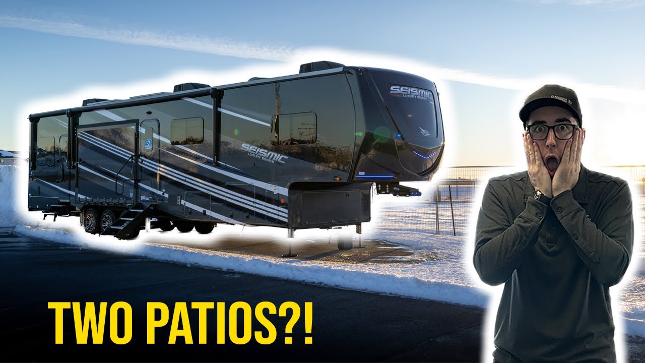 This Toy Hauler is HUGE! 2024 Jayco Seismic Luxury 4113