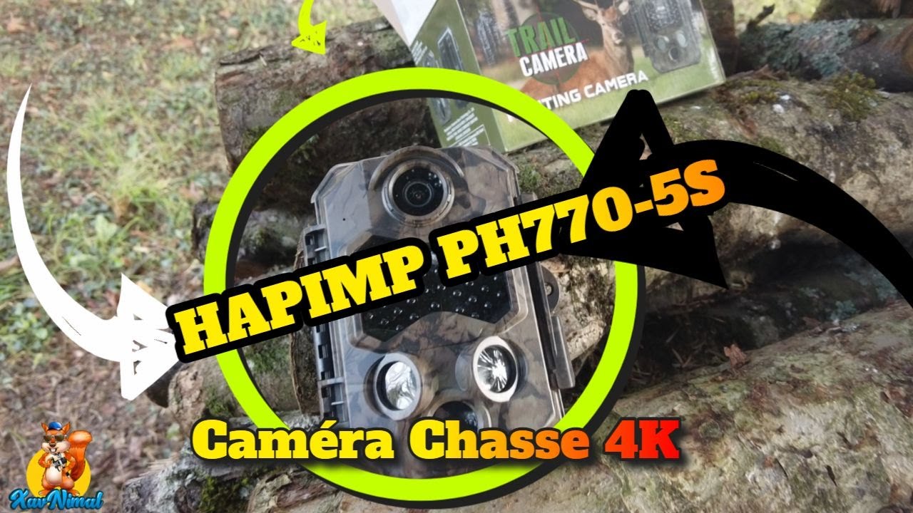 Camera chasse 4K : HAPIMP PH770-5S 