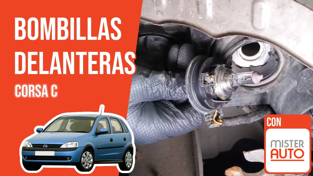 Cómo cambiar las bombillas delanteras Corsa C 💡
