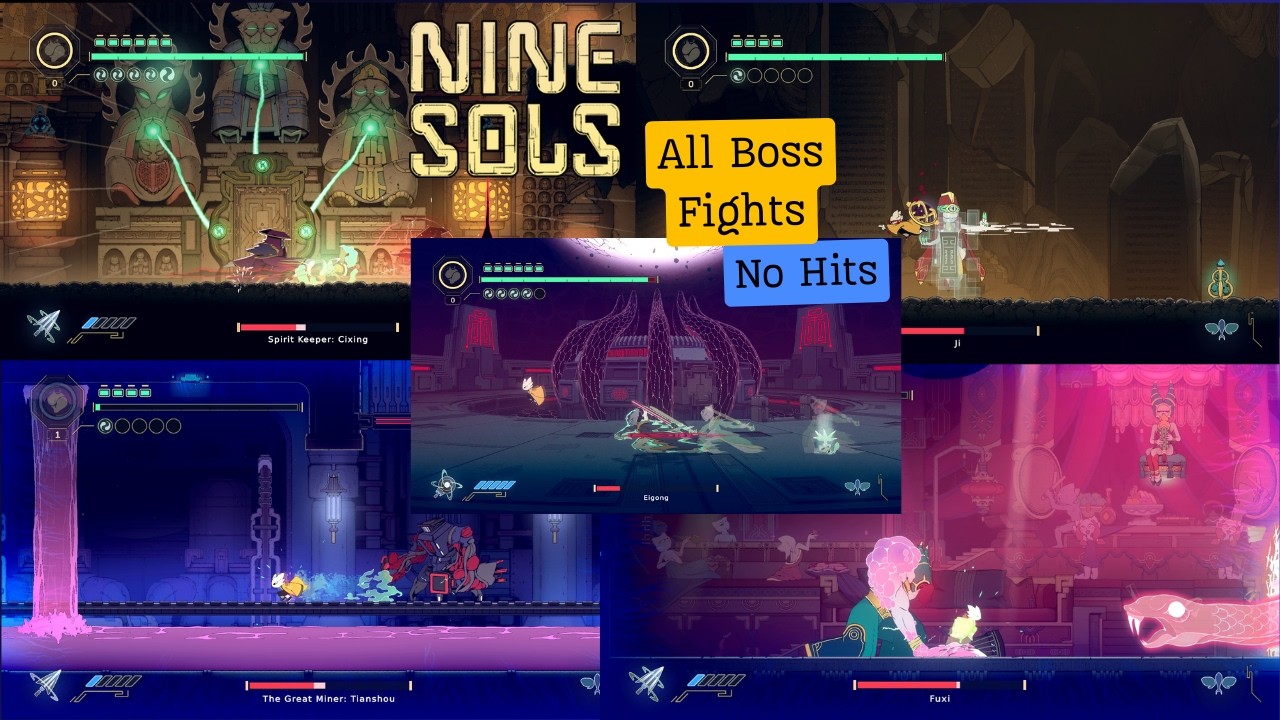 Nine Sols All Bosses No Damage Hits