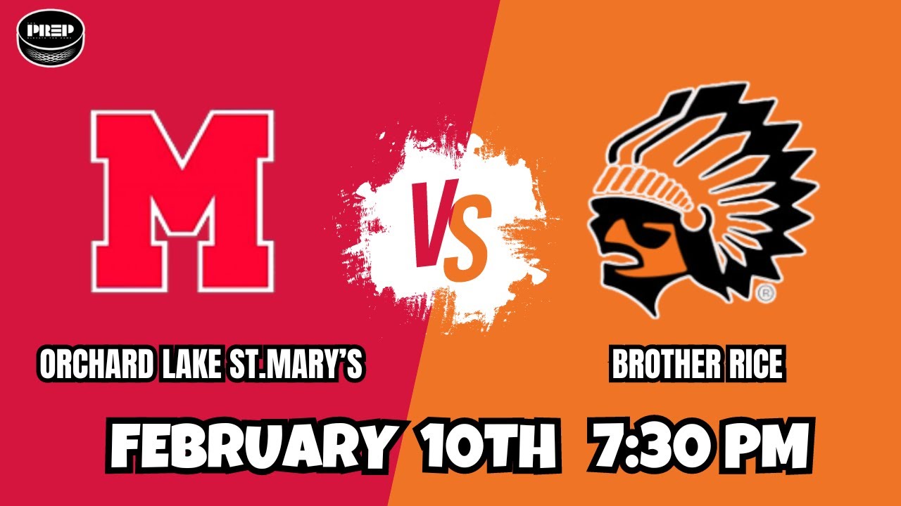 Boys Hockey || Brother Rice vs Orchard Lake St. Mary's || Full Livestream