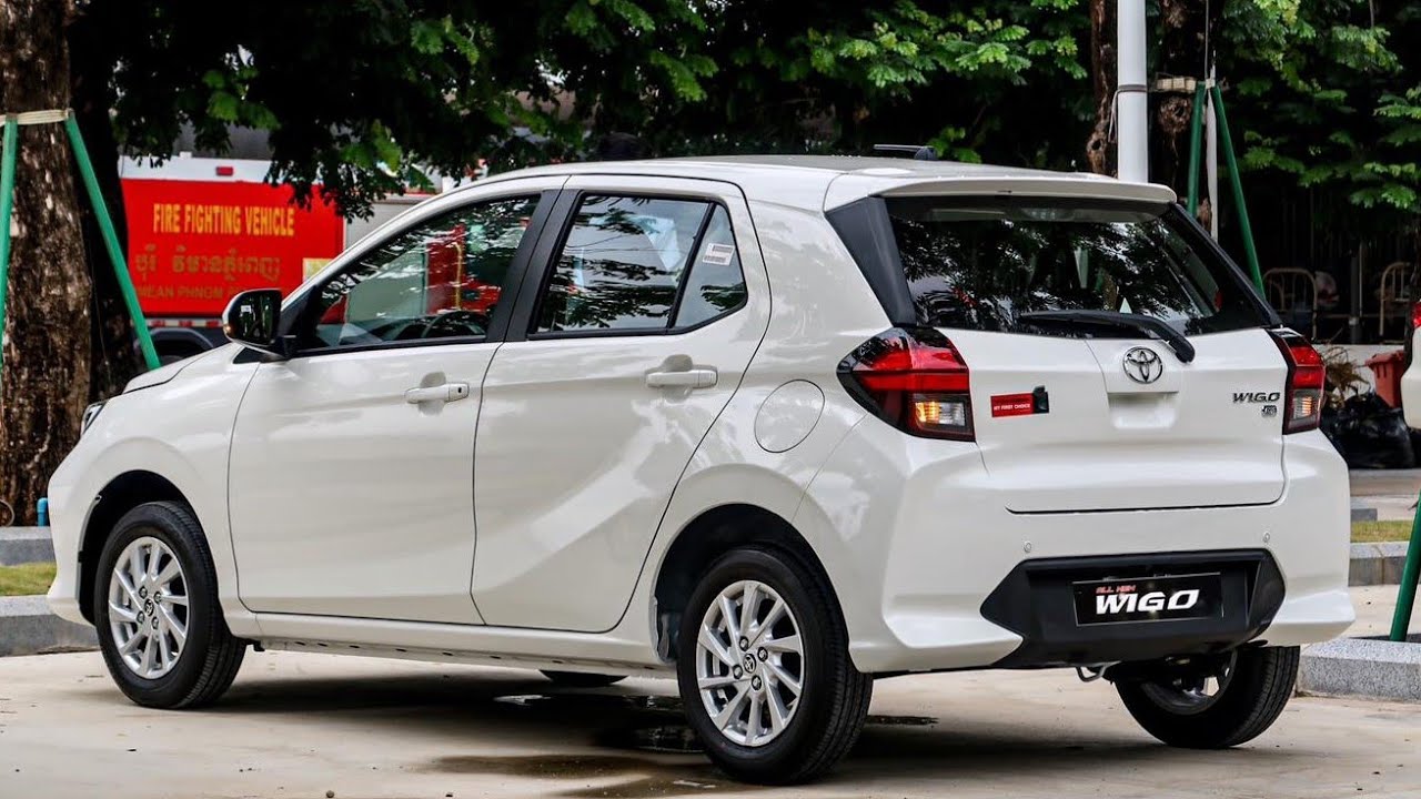 2024 Toyota Wigo White Color - Exterior and Interior Details