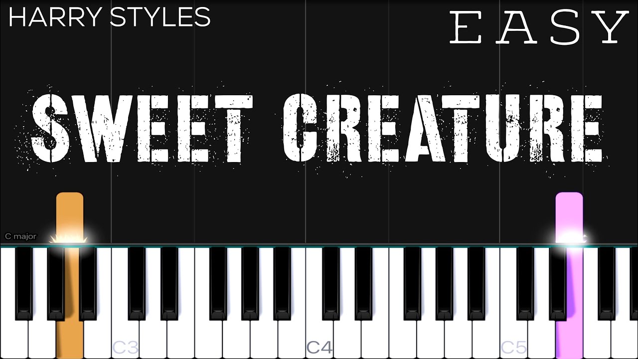 Harry Styles - Sweet Creature | EASY Piano Tutorial