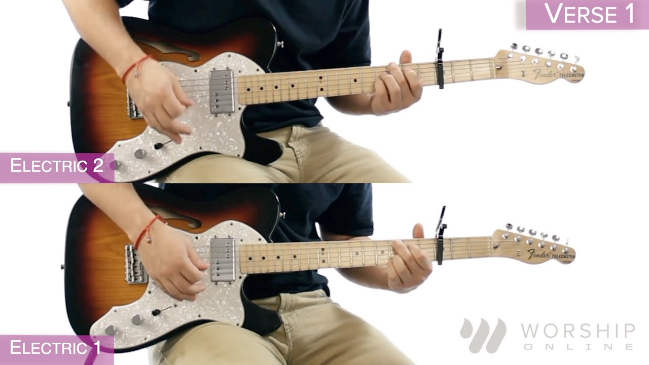 This Is Amazing Grace - Phil Wickham - Electric & Acoustic Guitar Tutorial