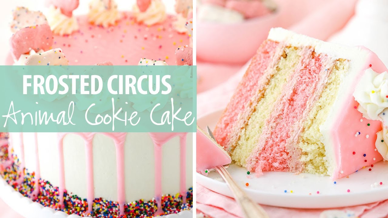 Frosted Animal Cookie Cake