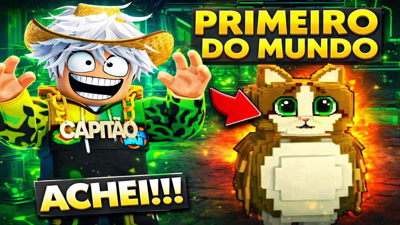 FUI O PRIMEIRO DO MUNDO A PEGAR O MEOW LAVA NO LABORATÓRIO SECRETO DE BRAINROT! 😱🔥