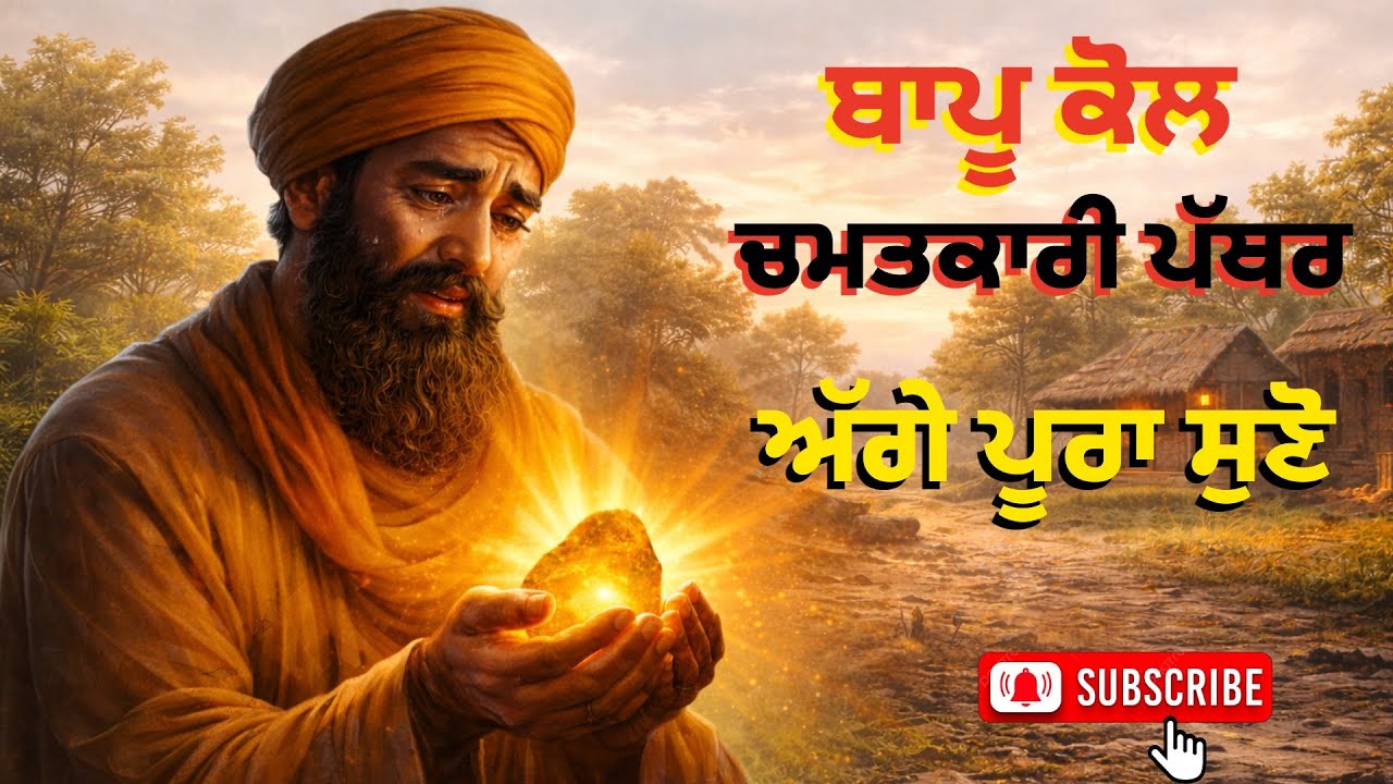 ਭਗਤ ਸਧਨਾ ਜੀ ਦਾ ਚਮਤਕਾਰੀ ਪੱਥਰ ਸਾਖੀ Punjabi Kahani 2026#punjabisakhi #story#bhagat #sikhitihas  #katha