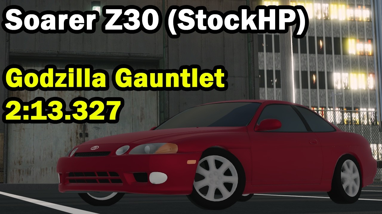 GDBFB StockHP Soarer Z30 Godzilla Gauntlet 2:13.327